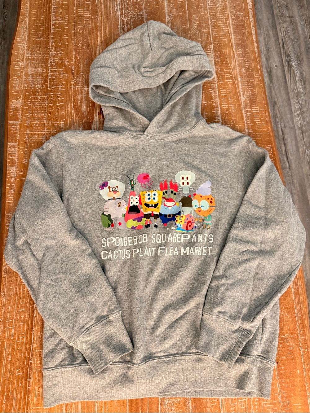 Uniqlo SpongeBob SquarePants Cactus Plant Flea Market Graphic Crewneck Size XS